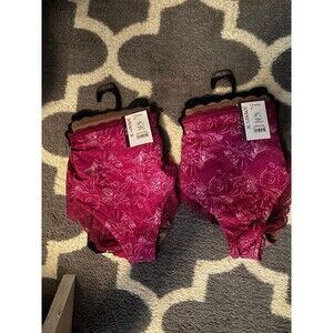 2 PACKS OF XXL (20) JOYSPUN Cheeky MICRO AND LACE CHEEKY Navy/brown/blackberry